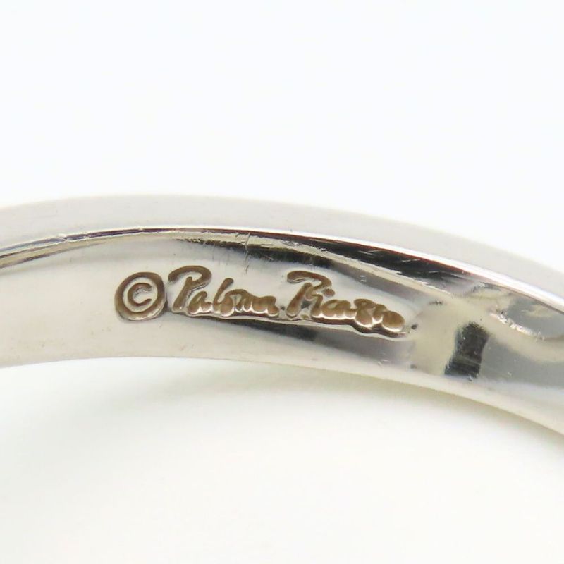 Tiffany & Co Ring / Ring Loving Heart 925 Silver Approx 3.8g Silver Paloma
