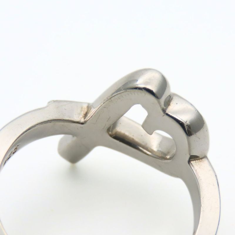 Tiffany & Co Ring / Ring Loving Heart 925 Silver Approx 3.8g Silver Paloma