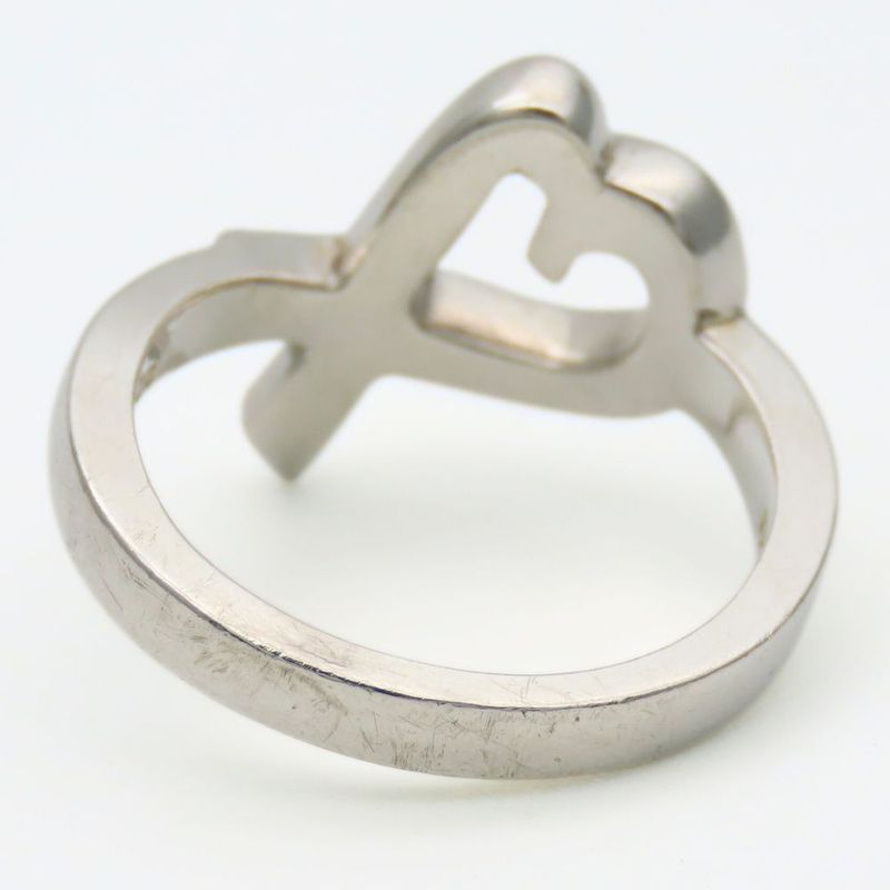 Tiffany & Co Ring / Ring Loving Heart 925 Silver Approx 3.8g Silver Paloma
