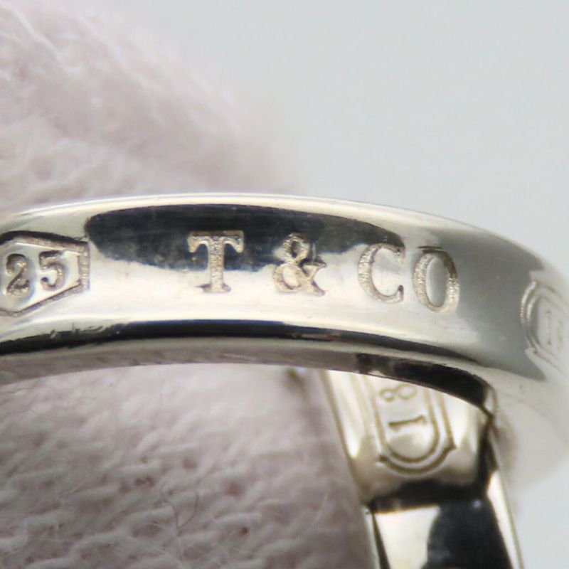 Tiffany & Co Necklace 1837 Interlocking Circle 925 Silver Approx 4.8g Silver