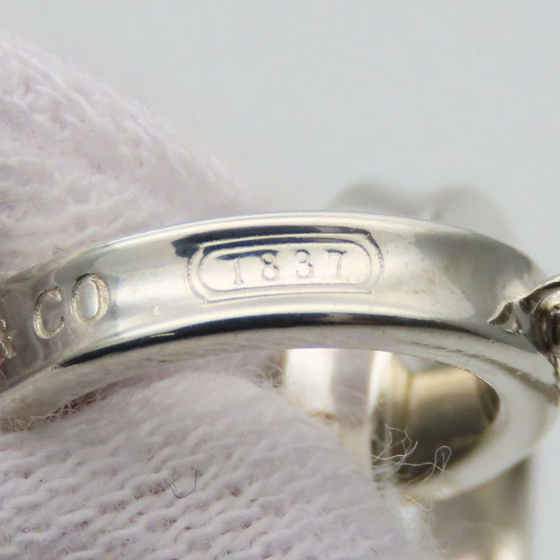 Tiffany & Co Necklace 1837 Interlocking Circle 925 Silver Approx 4.8g Silver