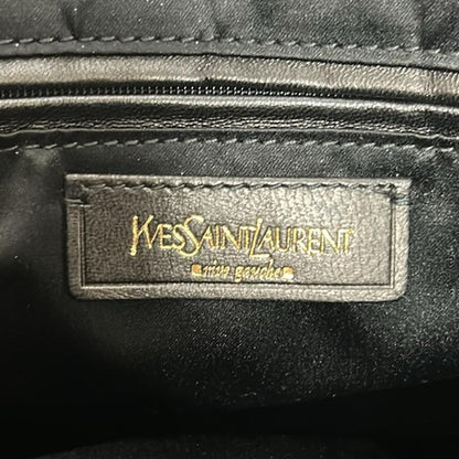 Yvessaint Laurent Rivegauche (ysl) Tote Bag Y-mail 188651 Silver Leather