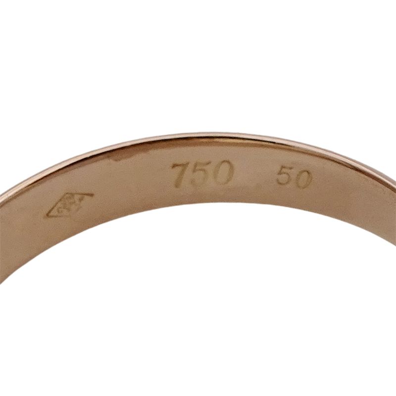 Cartier Ring Women's Brand Ring 750pg 750wg 750yg Trinity Classic Model Pink