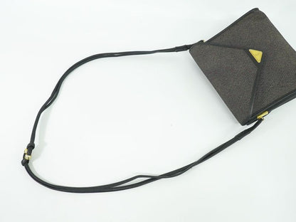 Authentic Yves Saint Laurent YVES Saint Laurent YSL PVC Shoulder Bag Pochette