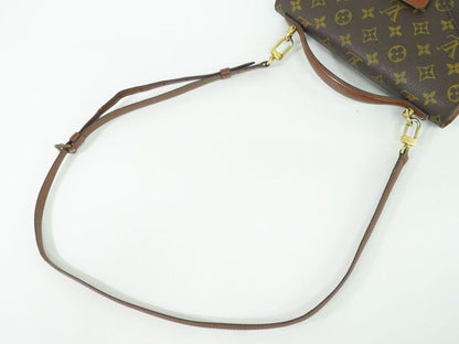Authentic Louis Vuitton LV Monceau 26 Monogram 2WAY Shoulder Bag Handbag Brown