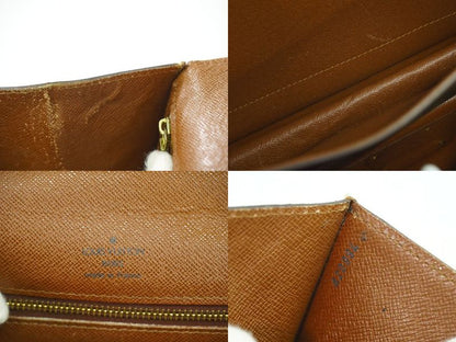 Authentic Louis Vuitton LV Monceau 26 Monogram 2WAY Shoulder Bag Handbag Brown