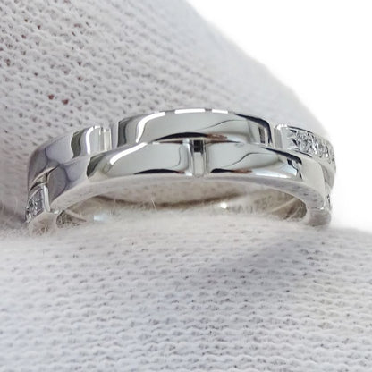 Cartier Ring Women's Brand Ring 750wg Half Diamond Semi-pave Maillon Panther