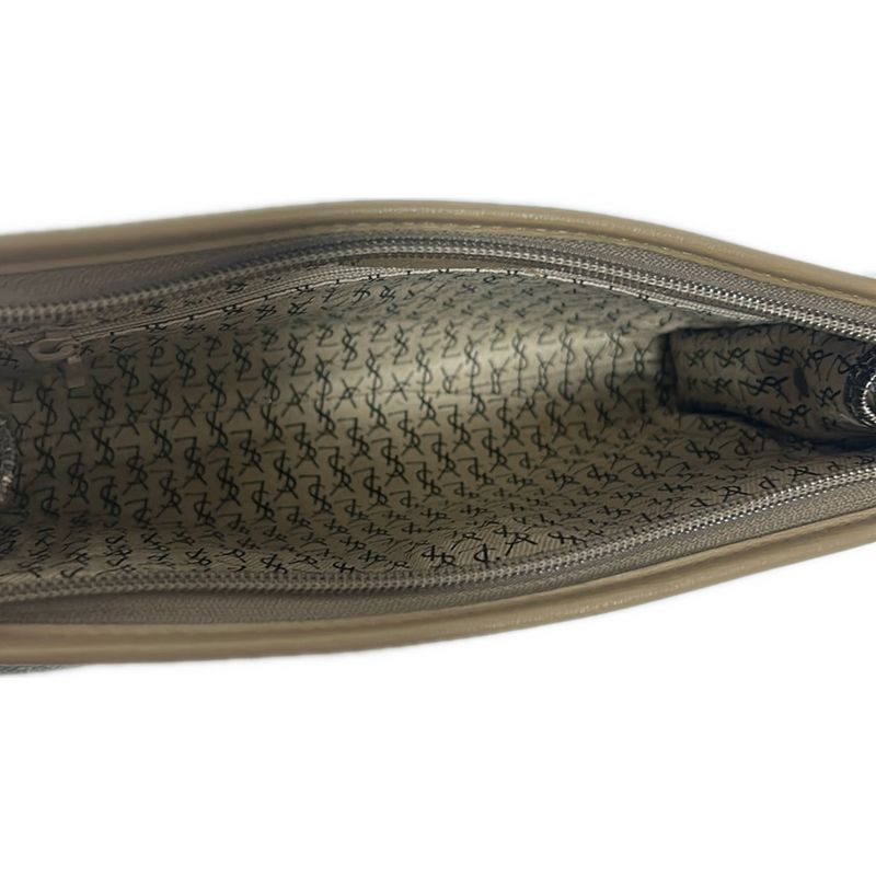 Yvessaint Laurent Clutch Bag - Black And Beige