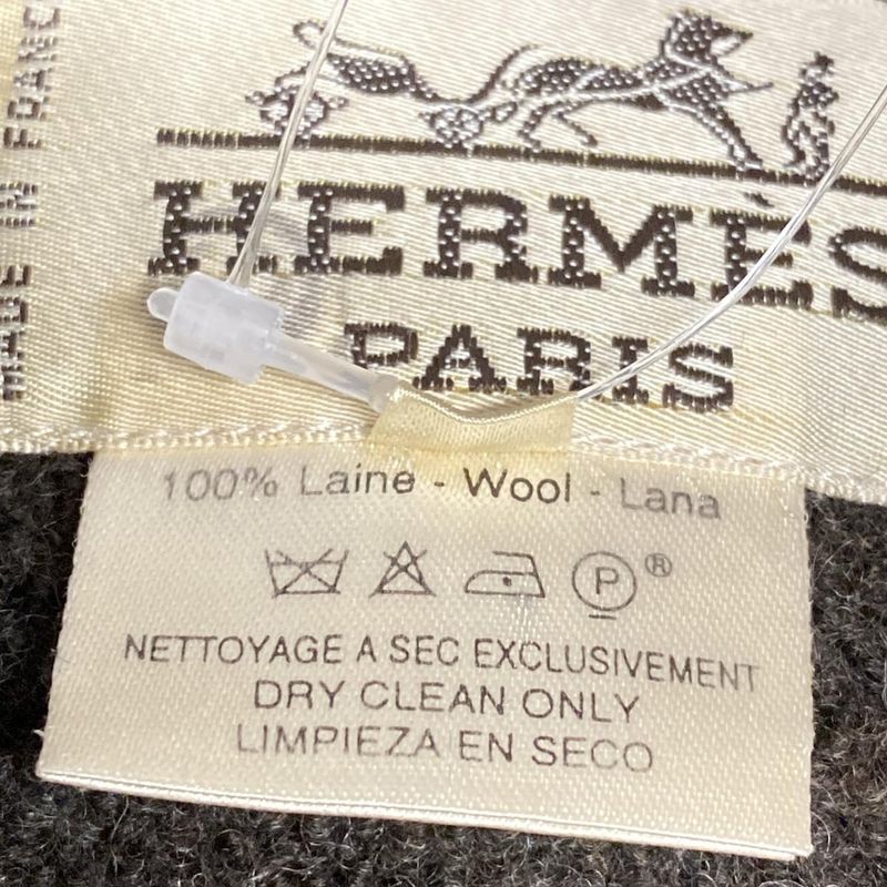 Hermes Coat Size 36 S Women's - Dark Brown Wool