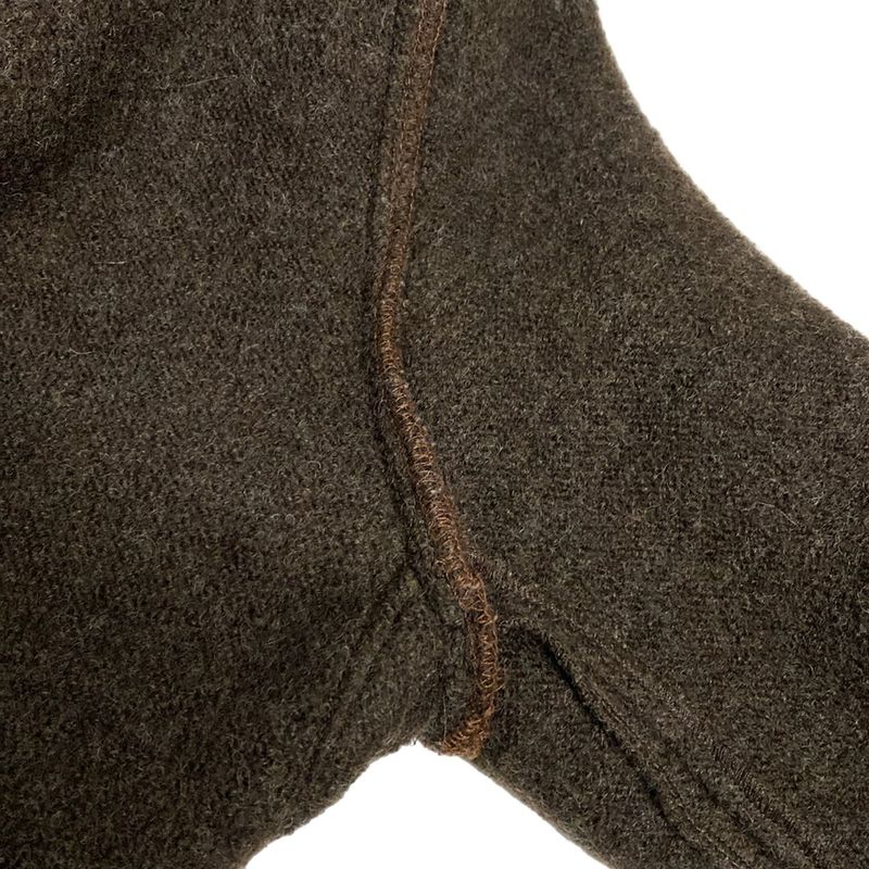 Hermes Coat Size 36 S Women's - Dark Brown Wool