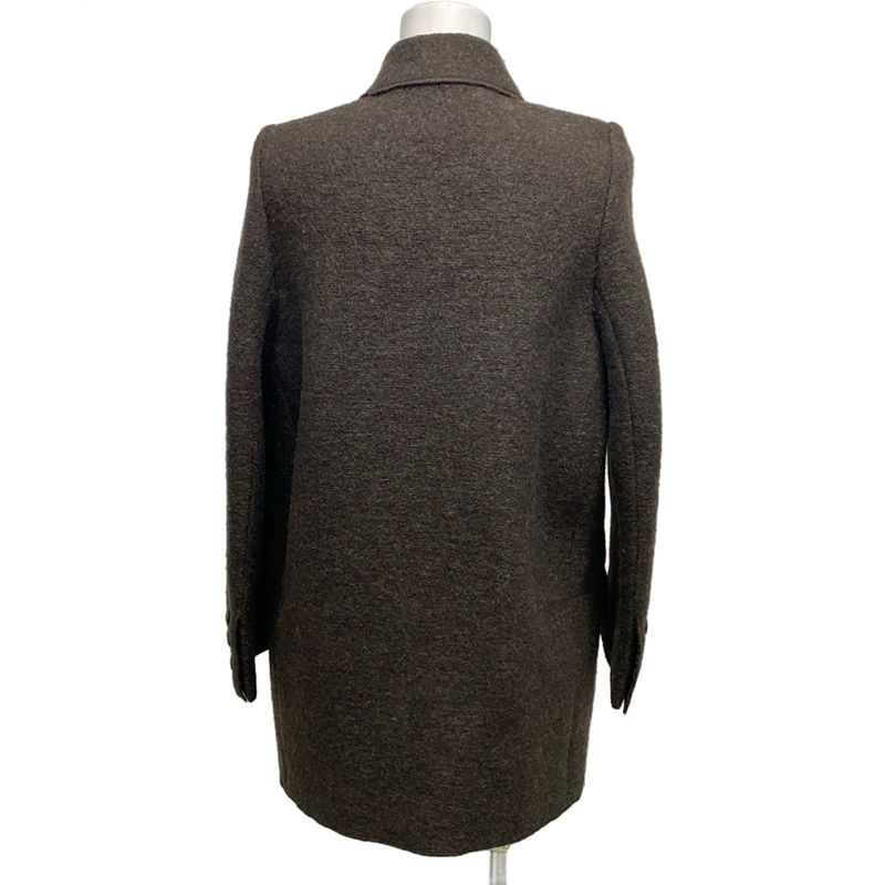 Hermes Coat Size 36 S Women's - Dark Brown Wool