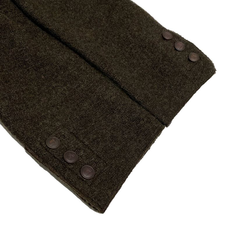 Hermes Coat Size 36 S Women's - Dark Brown Wool