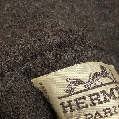 Hermes Coat Size 36 S Women's - Dark Brown Wool
