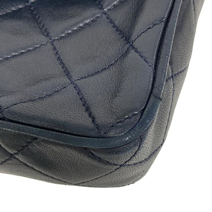 Chanel Matelasse Dark Navy Mini Size Lambskin Shoulder Bag
