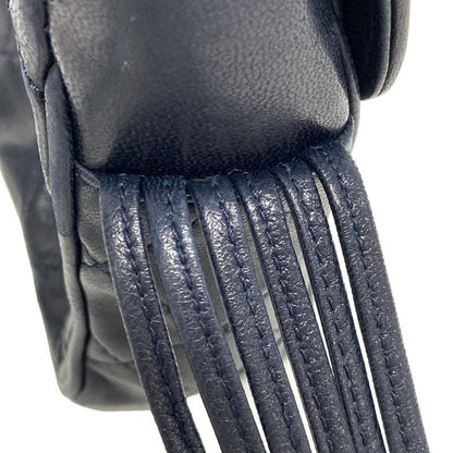 Chanel Matelasse Dark Navy Mini Size Lambskin Shoulder Bag