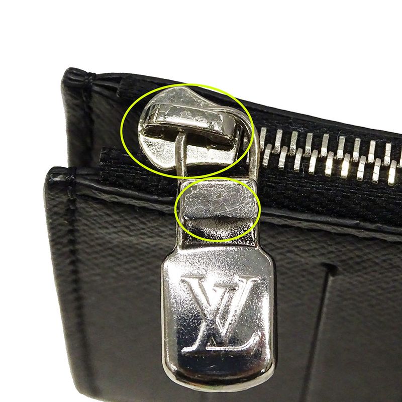 Louis Vuitton Wallets Men's Brand Coin Case Damier Graphite Canvas Coin Card