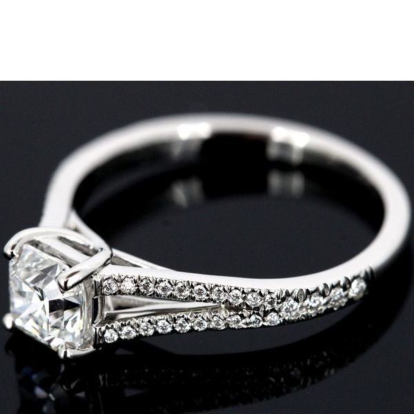 Tiffany & Co Lucida 075ct E-vs1-ex Diamond Ring Pt950