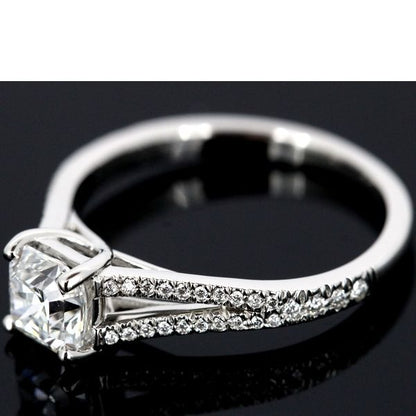 Tiffany & Co Lucida 075ct E-vs1-ex Diamond Ring Pt950