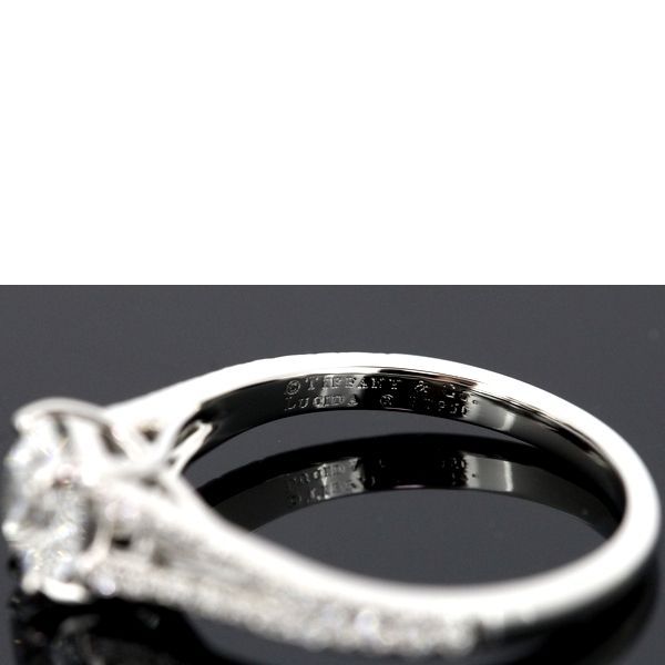 Tiffany & Co Lucida 075ct E-vs1-ex Diamond Ring Pt950