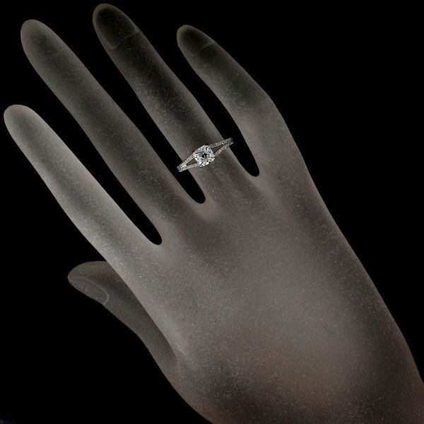 Tiffany & Co Lucida 075ct E-vs1-ex Diamond Ring Pt950