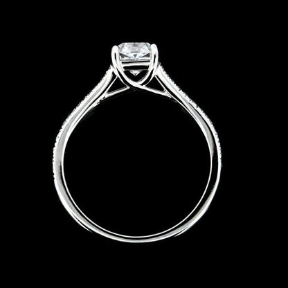 Tiffany & Co Lucida 075ct E-vs1-ex Diamond Ring Pt950