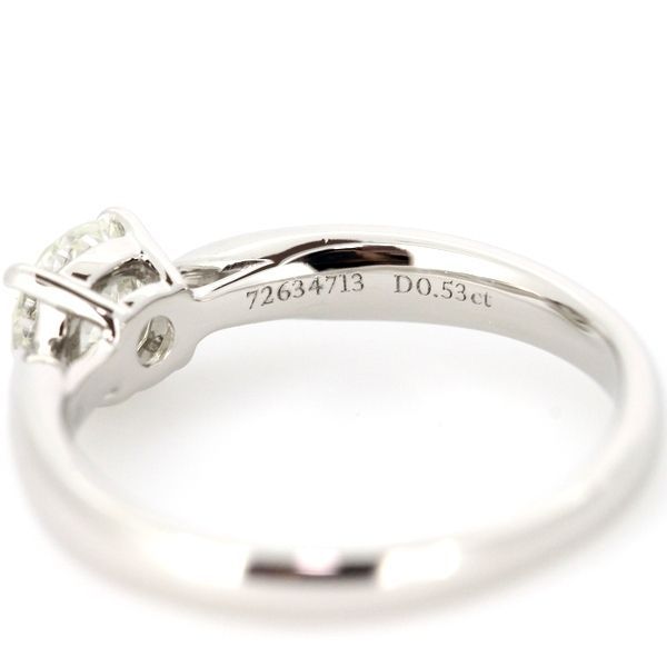 Tiffany & Co Harmony 053ct Diamond Ring I-vvs2-3ex Pt950