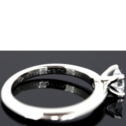 Tiffany & Co Square Princess 030ct E-vs1-ex Diamond Ring Pt950