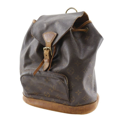 Louis Vuitton Montsourismm M51136 Monogram Canvas Brown Sp1917 Women's Backpack/
