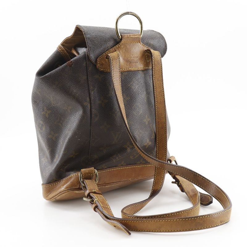 Louis Vuitton Montsourismm M51136 Monogram Canvas Brown Sp1917 Women's Backpack/