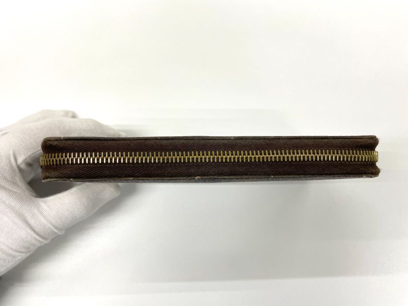 Louis Vuitton Monogram Zippy Wallet Round Zip Long Wallet M60017 Brown Made In