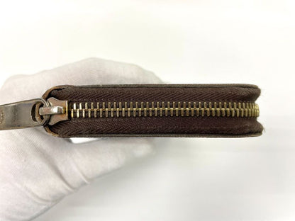 Louis Vuitton Monogram Zippy Wallet Round Zip Long Wallet M60017 Brown Made In
