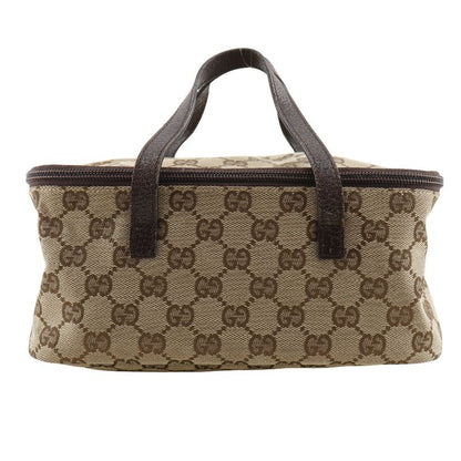 Gucci Vanity 124540 GG Canvas Beige Ladies Handbag