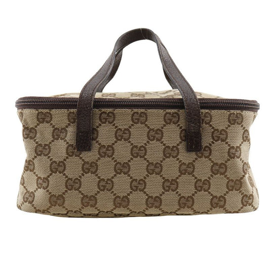 Gucci Vanity 124540 GG Canvas Beige Ladies Handbag