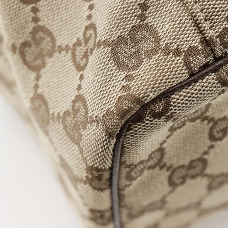 Gucci Vanity 124540 GG Canvas Beige Ladies Handbag