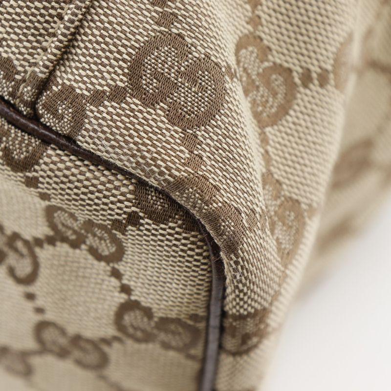 Gucci Vanity 124540 GG Canvas Beige Ladies Handbag