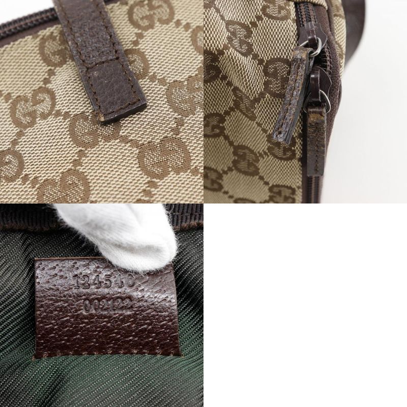 Gucci Vanity 124540 GG Canvas Beige Ladies Handbag