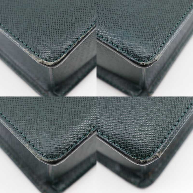 Louis Vuitton Porte De Cartement Rosin M30054 Taiga Epi Cair Dark Green Vi0919