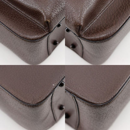 Gucci Old Gucci 002.1118.0462 Leather Brown Unisex Handbag