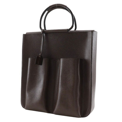 Gucci Old Gucci 002.1118.0462 Leather Brown Unisex Handbag