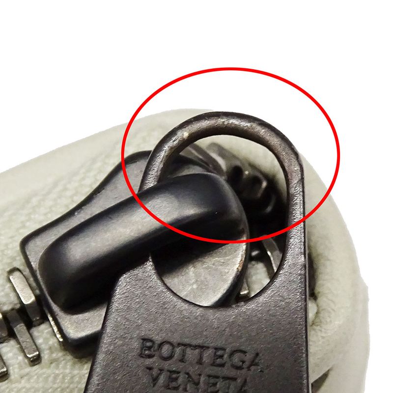 Bottega Venetaveneta Wallet Women Men Brand Intrecciato Coin Case Leather White