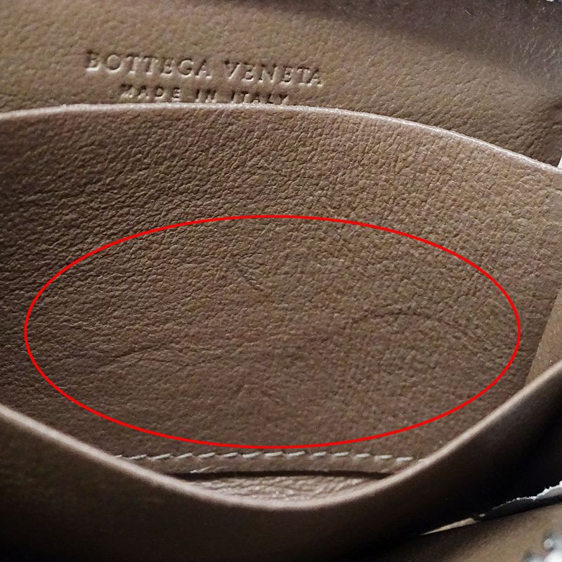 Bottega Venetaveneta Wallet Women Men Brand Intrecciato Coin Case Leather White