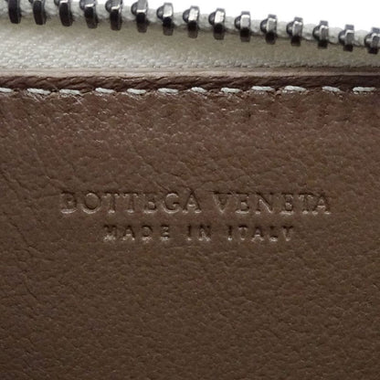 Bottega Venetaveneta Wallet Women Men Brand Intrecciato Coin Case Leather White