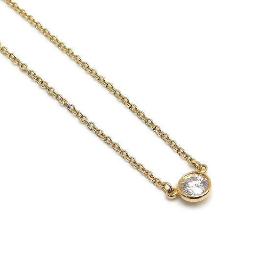 Tiffany & Co By-the-yard Necklace 18K Yellow Gold 1P Diamond Necklace