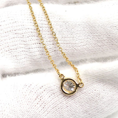 Tiffany & Co By-the-yard Necklace 18K Yellow Gold 1P Diamond Necklace