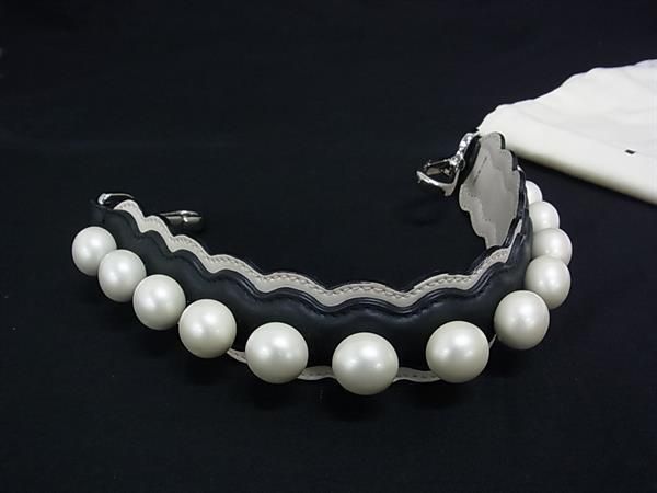 Fendi Strap You Mini Leather Bag Handle Strap Women's Ivory Fp6331