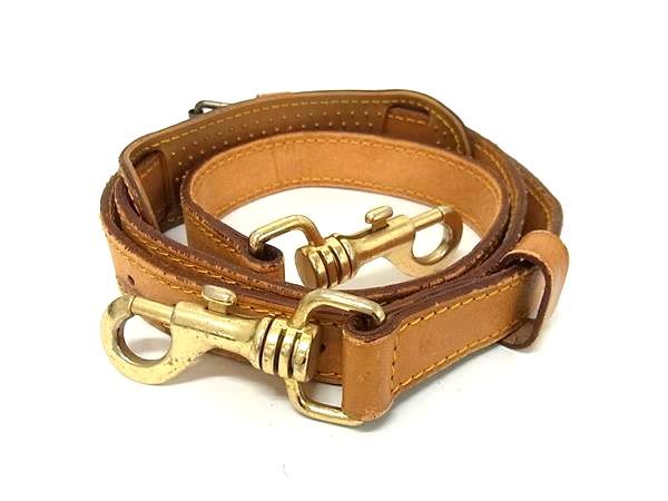 Louis Vuitton Leather Shoulder Strap For Crossbody Bag Crossbody Brown Fr5882