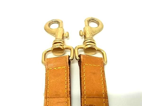 Louis Vuitton Leather Shoulder Strap For Crossbody Bag Crossbody Brown Fr5882