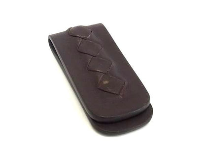 Bottega Veneta Intrecciato Leather Money Clip Billfold Men's Brown Db3002