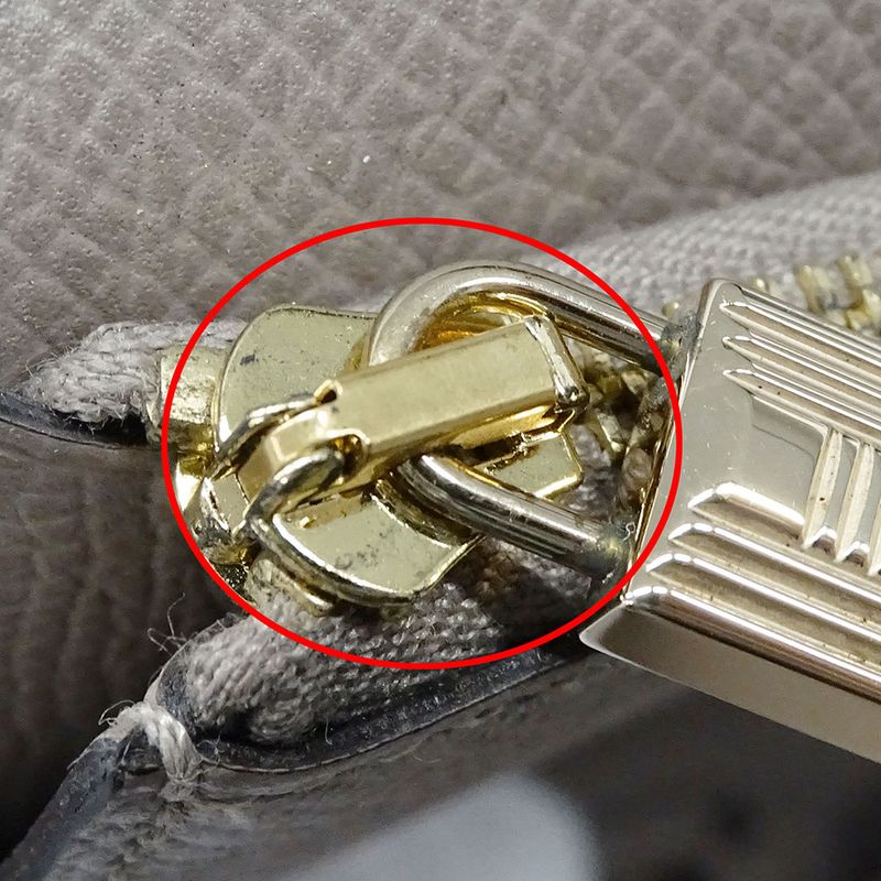 Hermes Wallet Ladies Branded Trifold Wallet Kelly Wallet Medium Vaux Epson