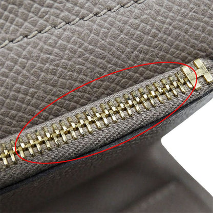 Hermes Wallet Ladies Branded Trifold Wallet Kelly Wallet Medium Vaux Epson